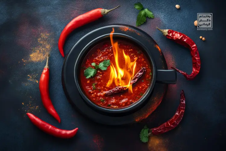 چرا میل به غذاهای تند در بارداری افزایش می‌یابد؟