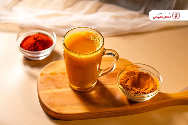 دمنوش زردچوبه نیز یک دمنوش ضد التهاب است.