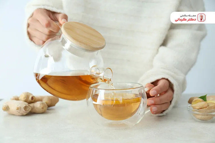 دمنوش زنجبیل برای درد مفاصل و رماتیسم توصیه می‌شود.