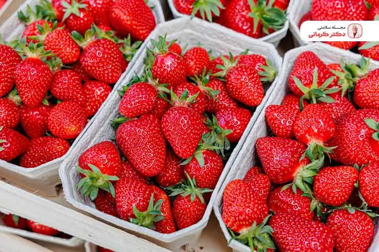 توت فرنگی غیر ارگانیک برای قوای جنسی مردان مضر است.