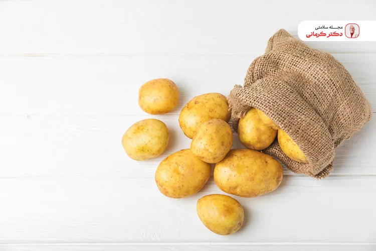 خواص سیب زمینی برای مردان به دلیل ویتامین ب ، پتاسیم و...بالای آن است.