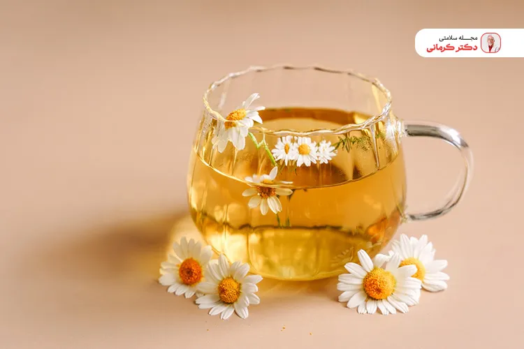 برای رفع خشکی پوست چای بابونه مصرف کنید.