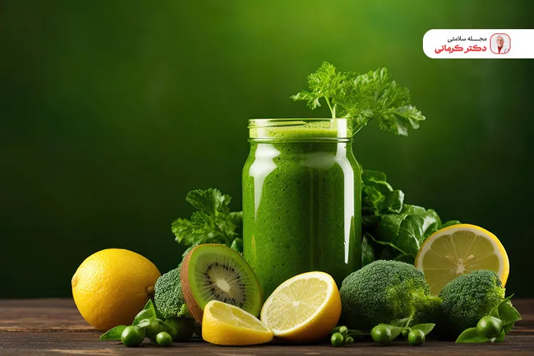 آب سبزیجات برای افزایش اراده برای لاغری