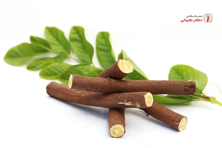 شیرین بیان به تسکین گلو درد کمک میکند.