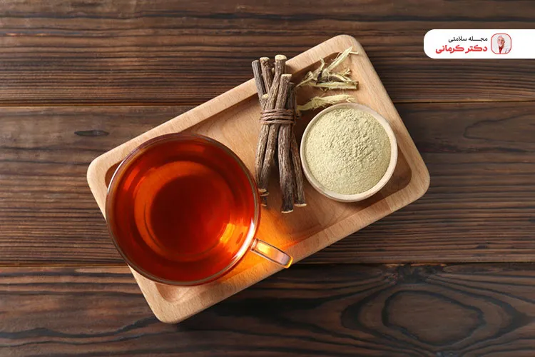 عرق شیرین بیان نسبت به خود گیاه غلیظ تر است و خواص بیشتری دارد.