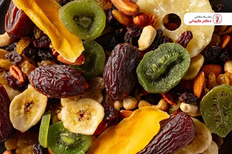 میوه خشک یک جایگزین عالی برای قند منصوعی است.