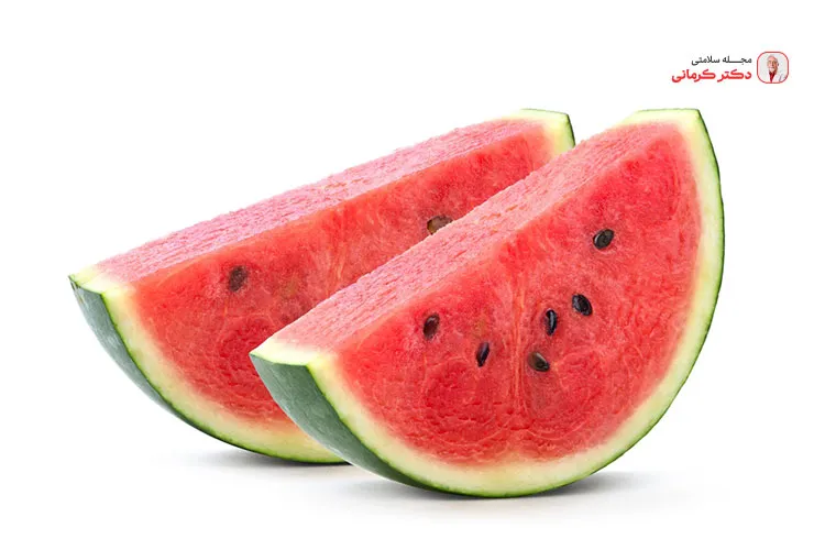 مصرف هندوانه برای جلویگری از آسیب نور خورشید توصیه می‌شود.