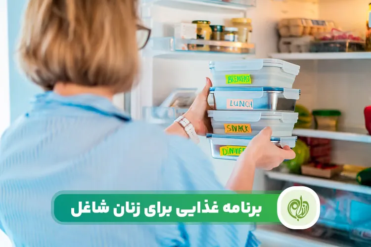 مقاله برنامه غذایی هفتگی برای زنان شاغل