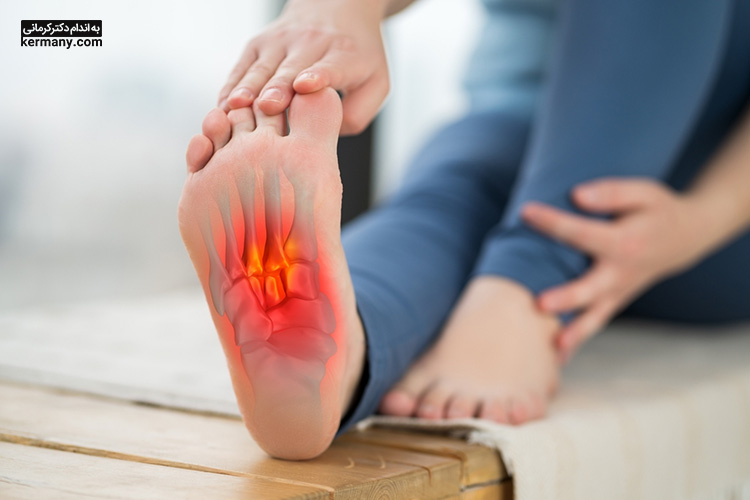 اگر التهاب کف پا به موقع درمان نشود، ممکن است موجب اختلال حرکتی شود.