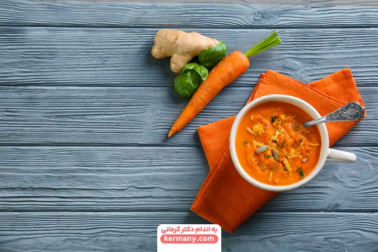سوپ هویج خوشمزه برای پیشگیری از سرماخوردگی - 3 - سوپ هویج - آشپزی رژیمی