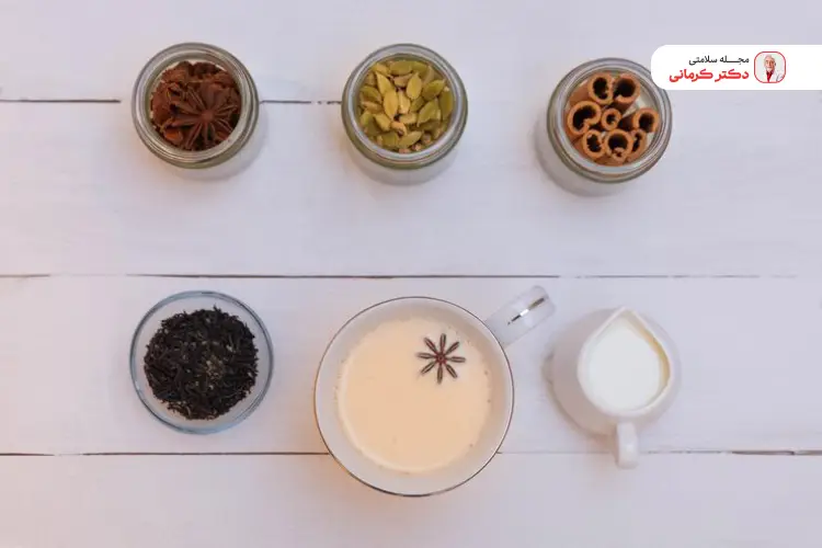 مواد لازم برای تهیه چای ماسالا