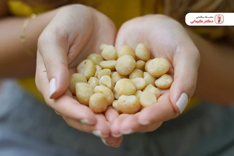 ماکادمیا در برنامه غذایی به افزایش حس سیری کمک می‌کند.