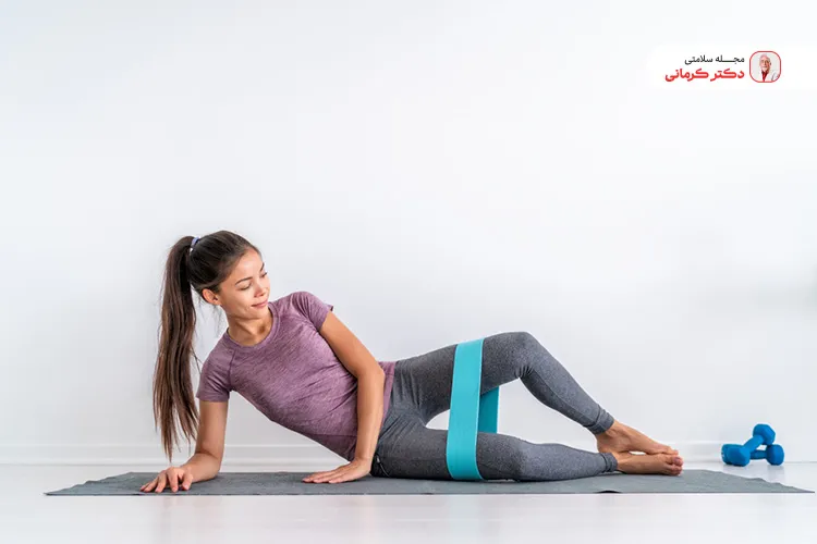 Inner thigh crunch lift برای لاغری شکم