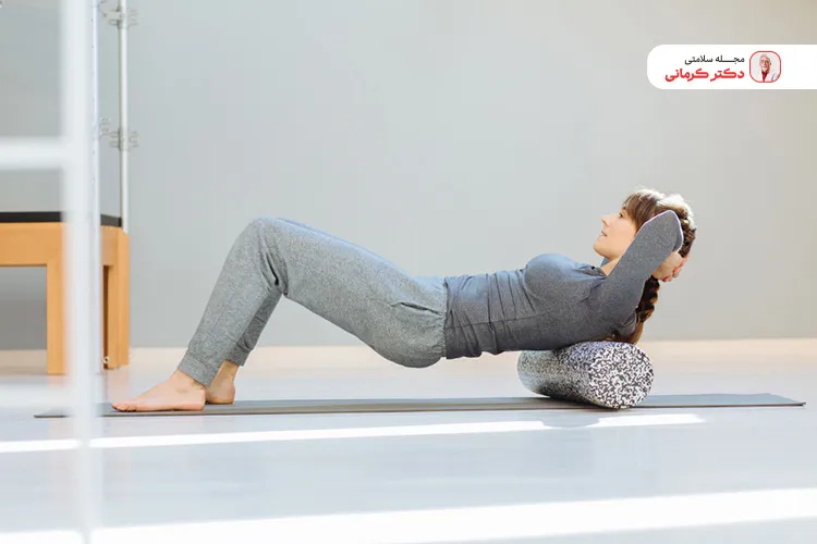 حرکت Full Body Roll-Ups و لاغری شکم 