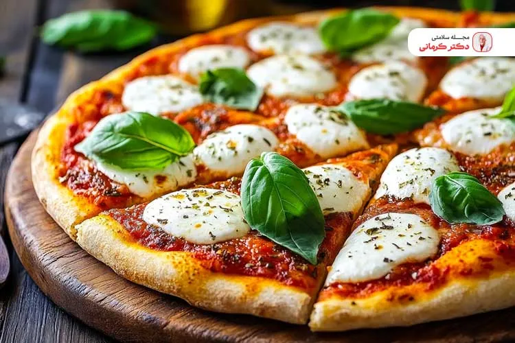 از گوجه پوره شده و گنیر موزارلا در پیتزا مارگاریتا استفاده میشود.