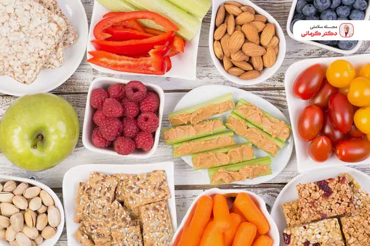 میان وعده‌های سالم