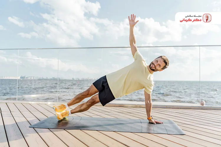 ورزش چربی سوز side plank