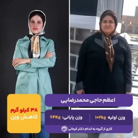 رکورددار رژیم دکتر کرمانی- همیشه از ترازو فراری بودم!