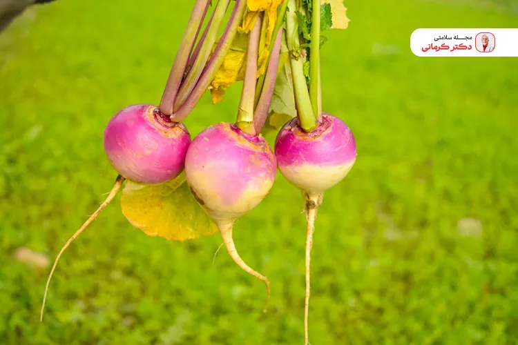 از فواید شلغم کمک به رفع کم خونی است.