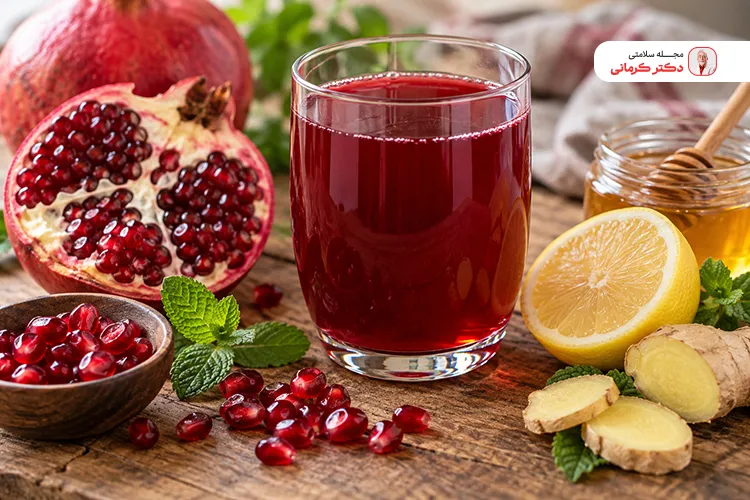 آب انار برای گلودرد خوب است؟