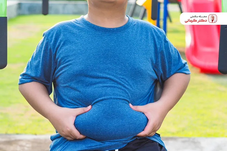 در برخی موارد علت چاقی شکمی کودک التهاب و عفونت روده و معده است.