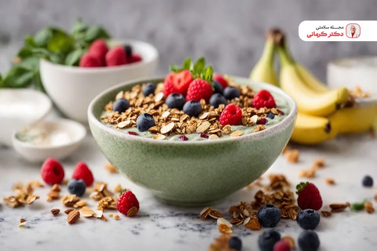 گرانولا میان وعده مغذی! granola 6 حتما به برچسب تغذیه گرانولای آماده توجه نمایید.