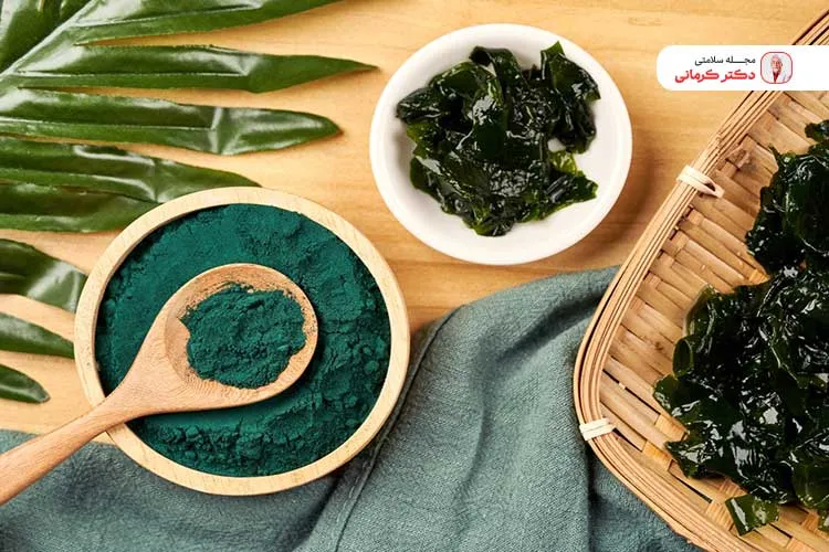 جلبک اسپیرولینا سرشار از پروتئین است.