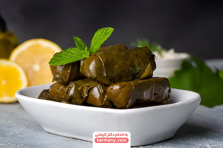 طرز تهیه دلمه برگ مو