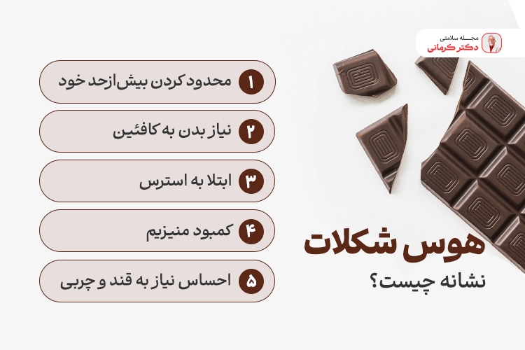 اینفوگرافیک هوس شکلات