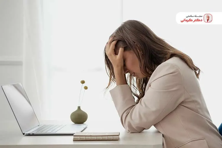 تلخی دهان به علت استرس