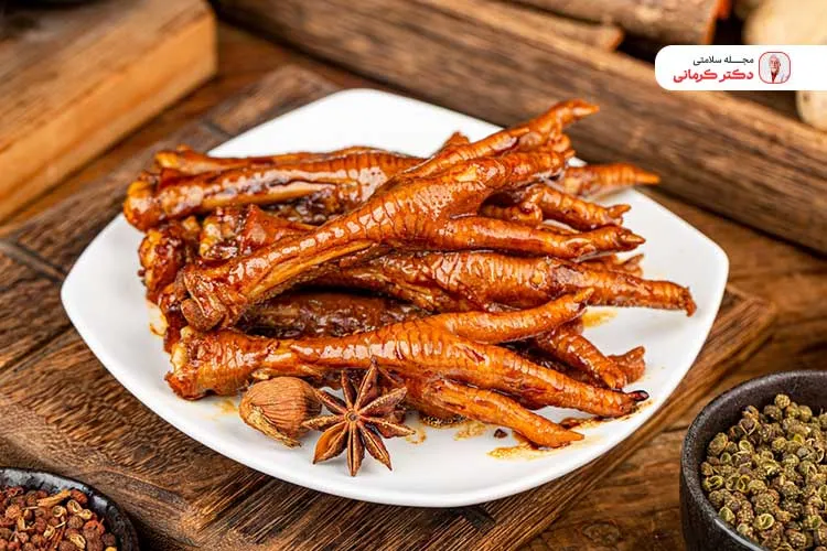 مصرف پای مرغ به صورت سرخ شده موجب افزایش کلسترول خواهد شد.