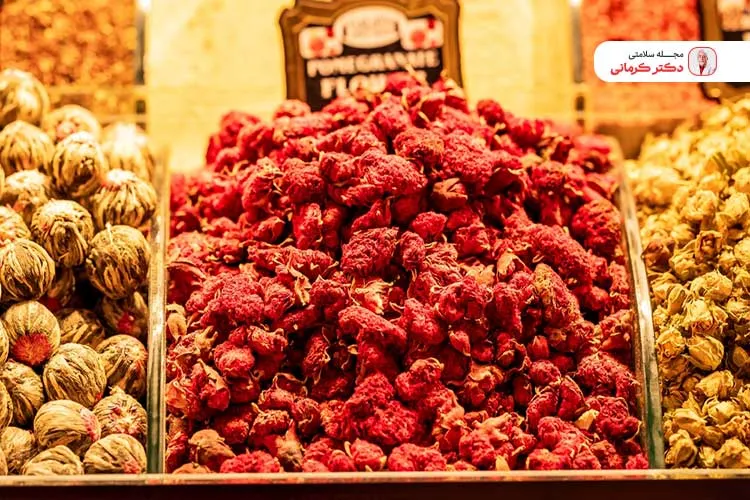 در برخی منابع سنتی گفته شده مصرف کندر زنیان و گل محمدی با گلنار فارسی لاغر کننده است.