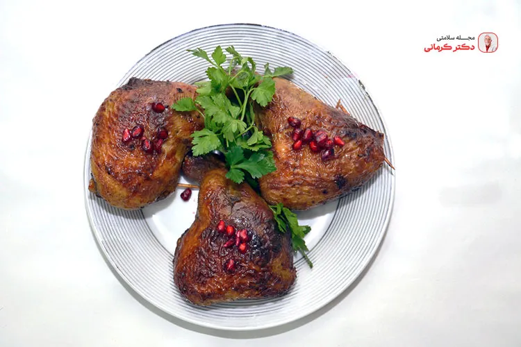 غذاهای شب یلدا: مرغ ناردونی