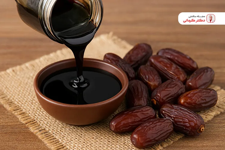 شیره خرما نسبت به عسل سیرکننده تر است.
