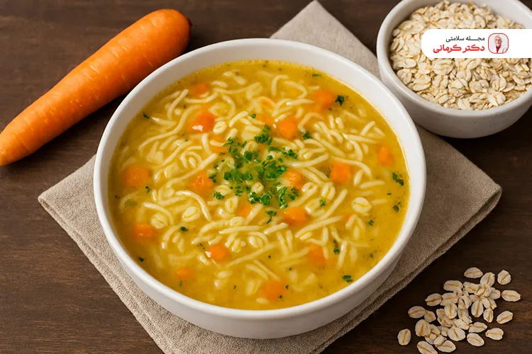  سوپ رشته با جوپرک