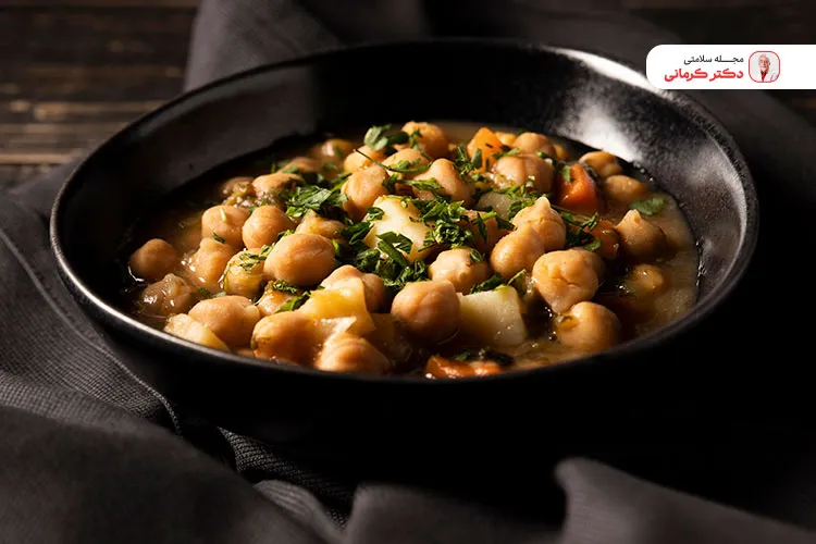 نخود یک ماده غذایی عالی در برنامه کاهش وزن است.